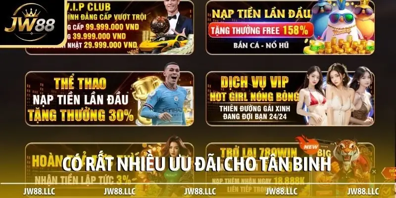 Có rất nhiều ưu đãi cho tân binh